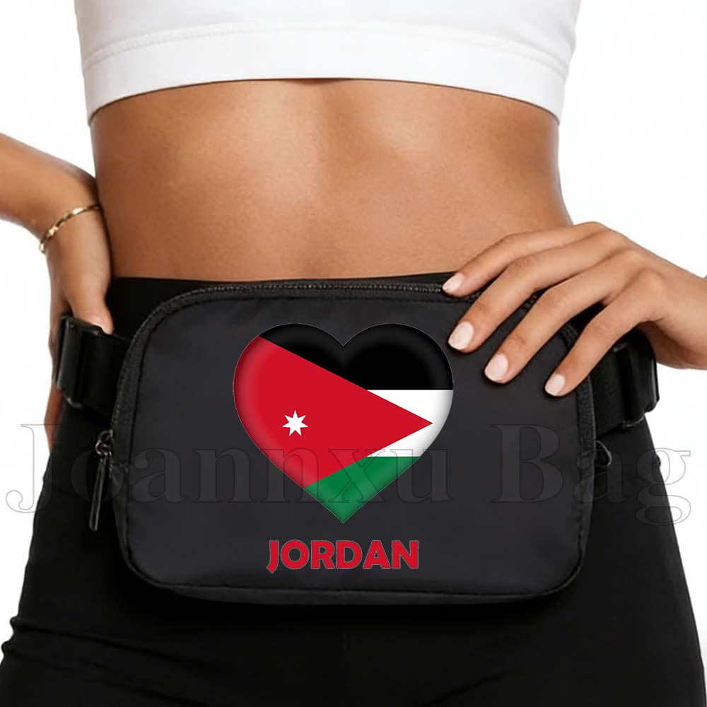 Women Bags Jordan - Jordan Heart Flag Chest Mobile Waist