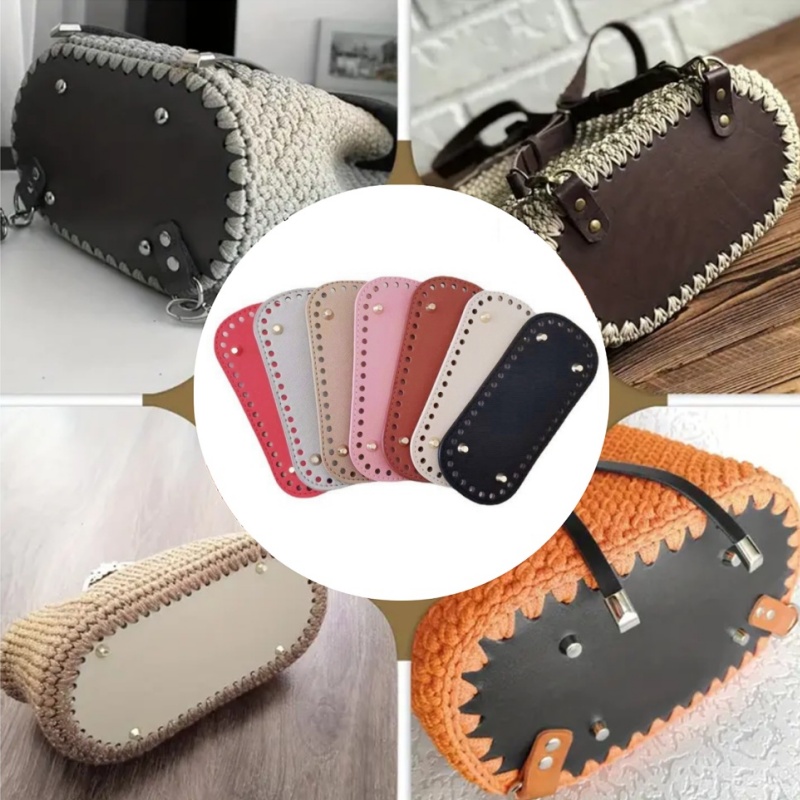 Crochet Market Bag - 21.5x10cm Long Bottom For Knitted Bag