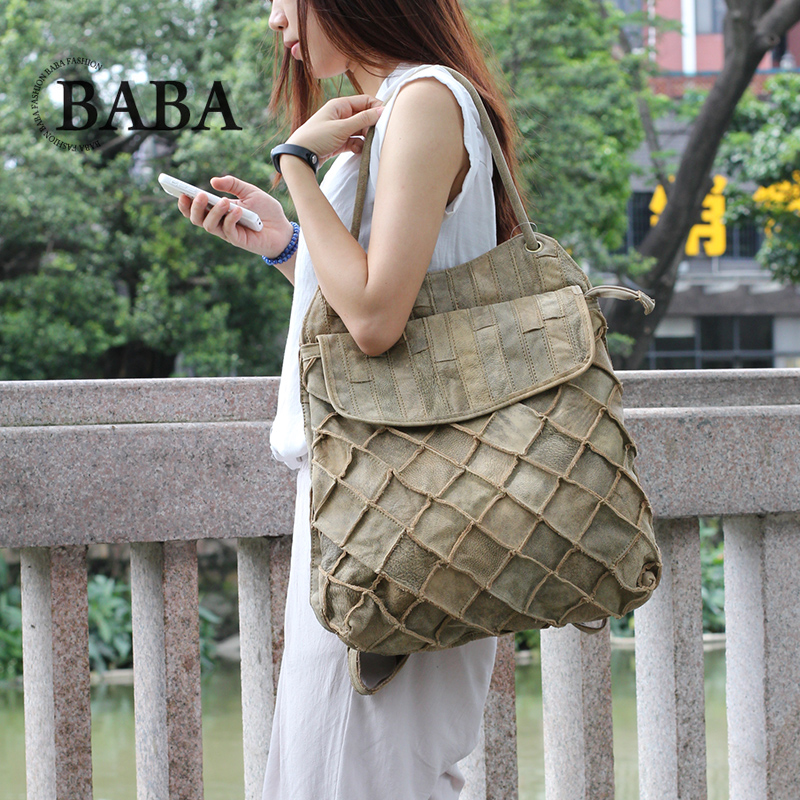 Women Bags Rack - New European/American Backpack Women Multifunctional Large