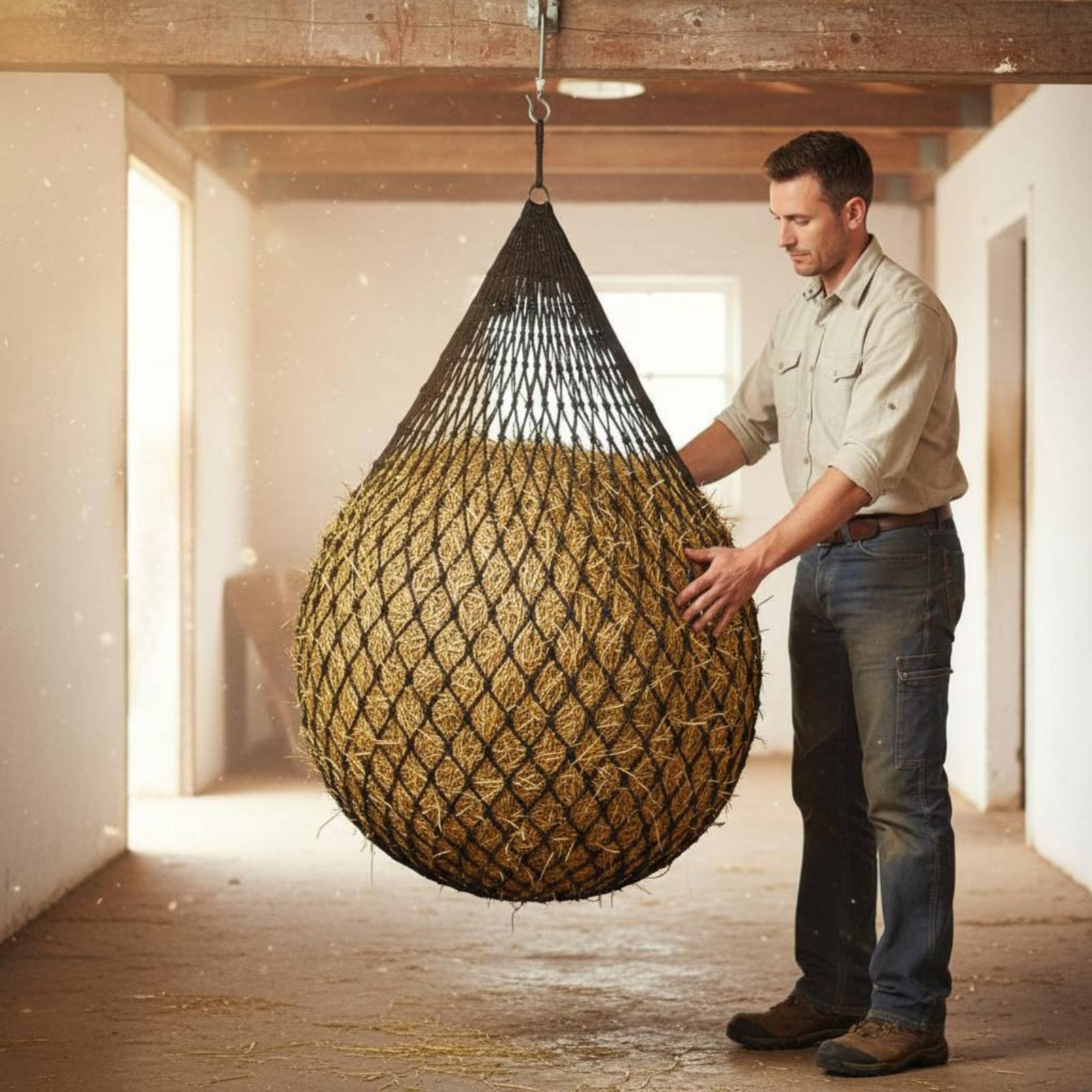 Mesh Net Bag - Large Hay Net Bag Easy to