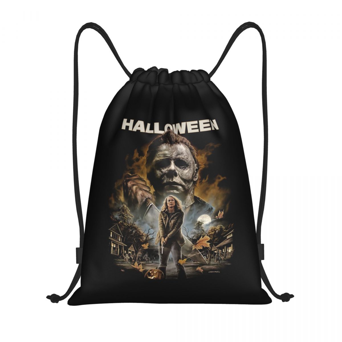 Women Bags Myer - Halloween Horror Movie Michael Myers Drawstring