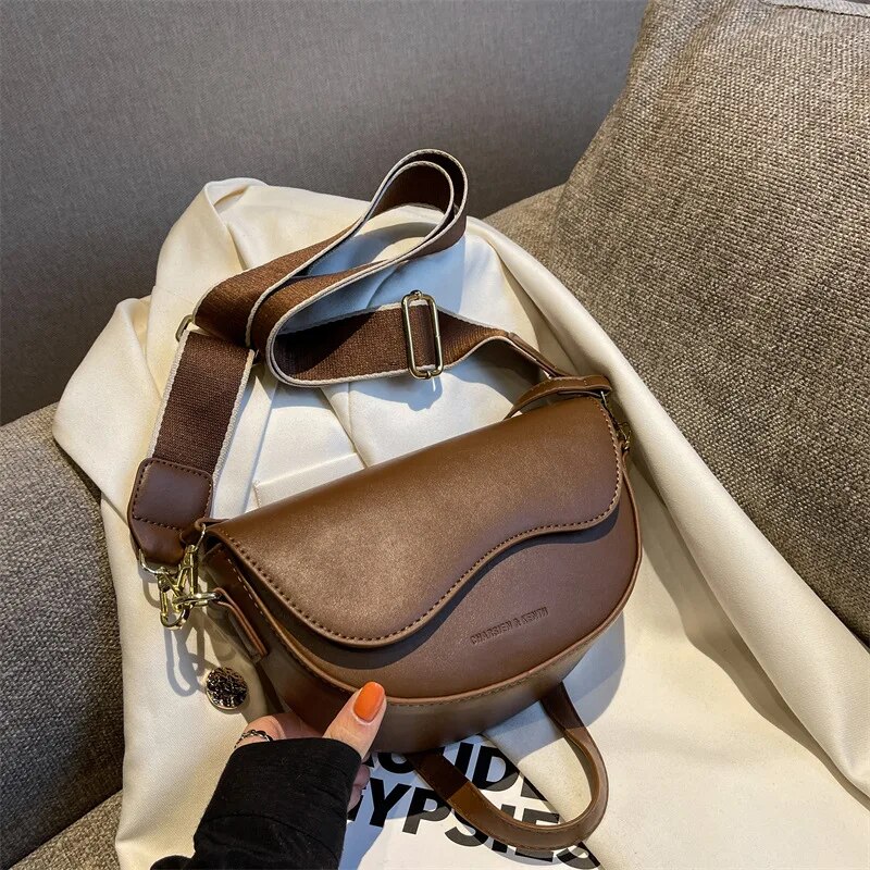Women Bags Guess - Women Vintage Solid Color Flap Small
