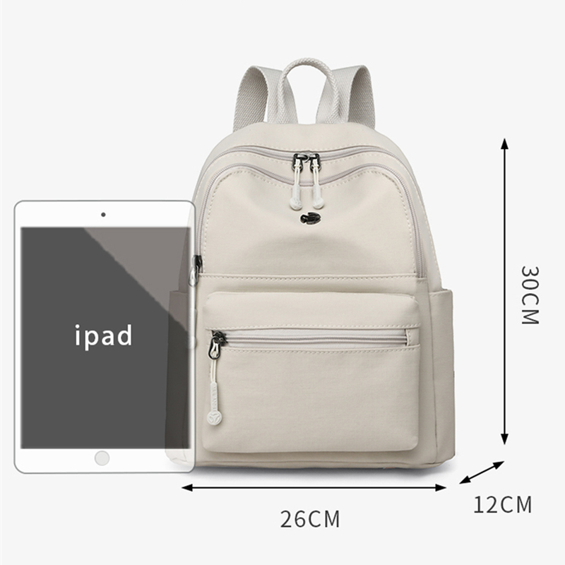 Casual Multi Pockets Backpacks - đánh giá và giá Women Bags Medium Size