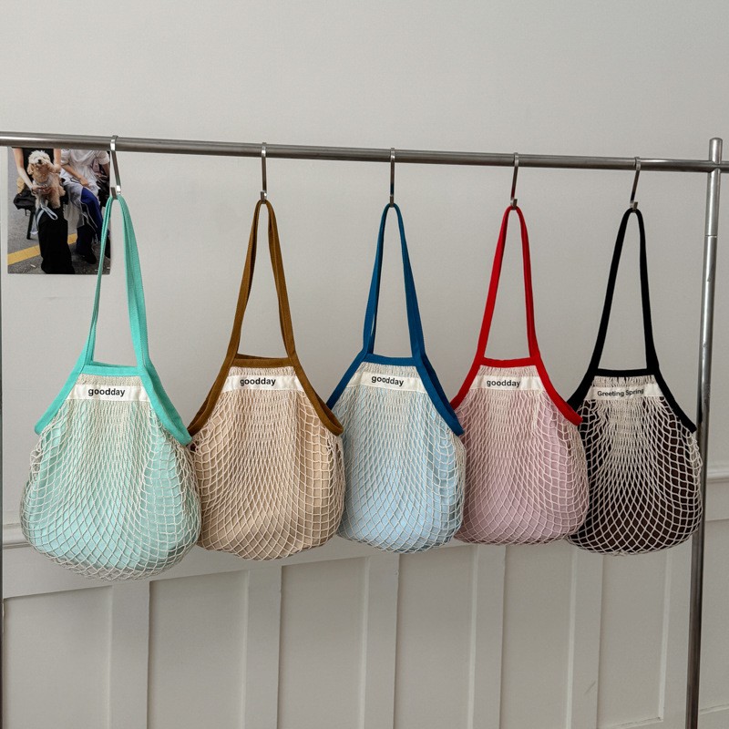 Large Capacity Mesh Tote Bag,  - đánh giá và giá Crochet Market Bag