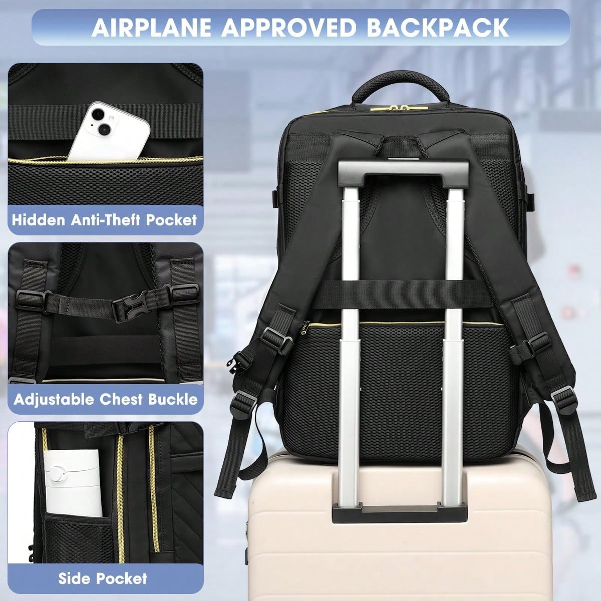 Large Carry On Travel Backpack - đánh giá và giá Women Bags For Women