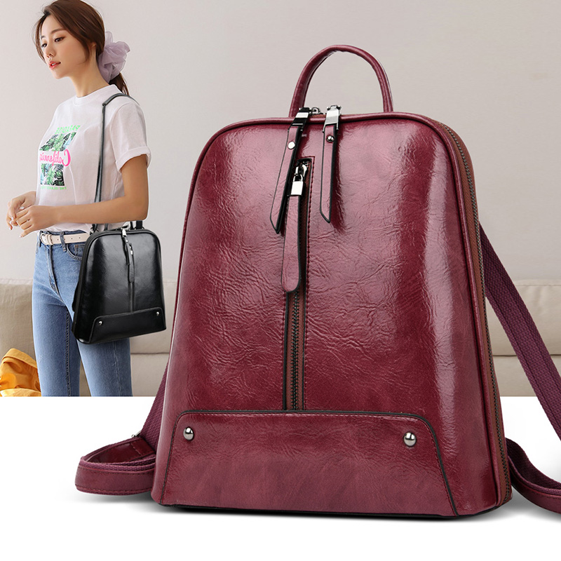 Phụ Nữ Ba Lô Da Thời Trang Ví  - đánh giá và giá Women Bags Medium Size