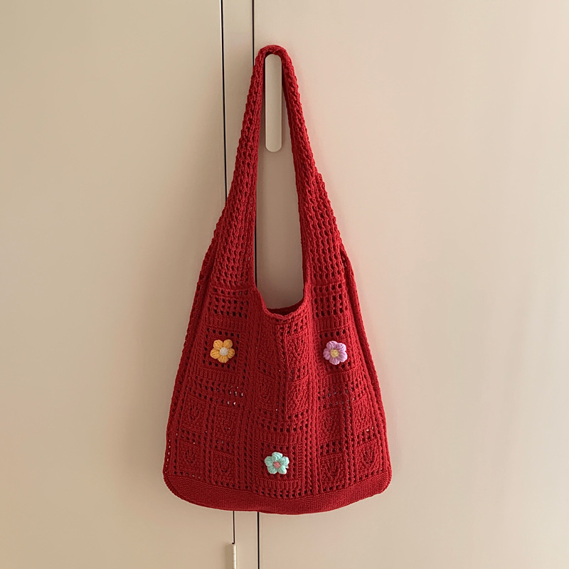 Simple Crochet Tote Bags Fashi - đánh giá và giá Crochet Market Bag