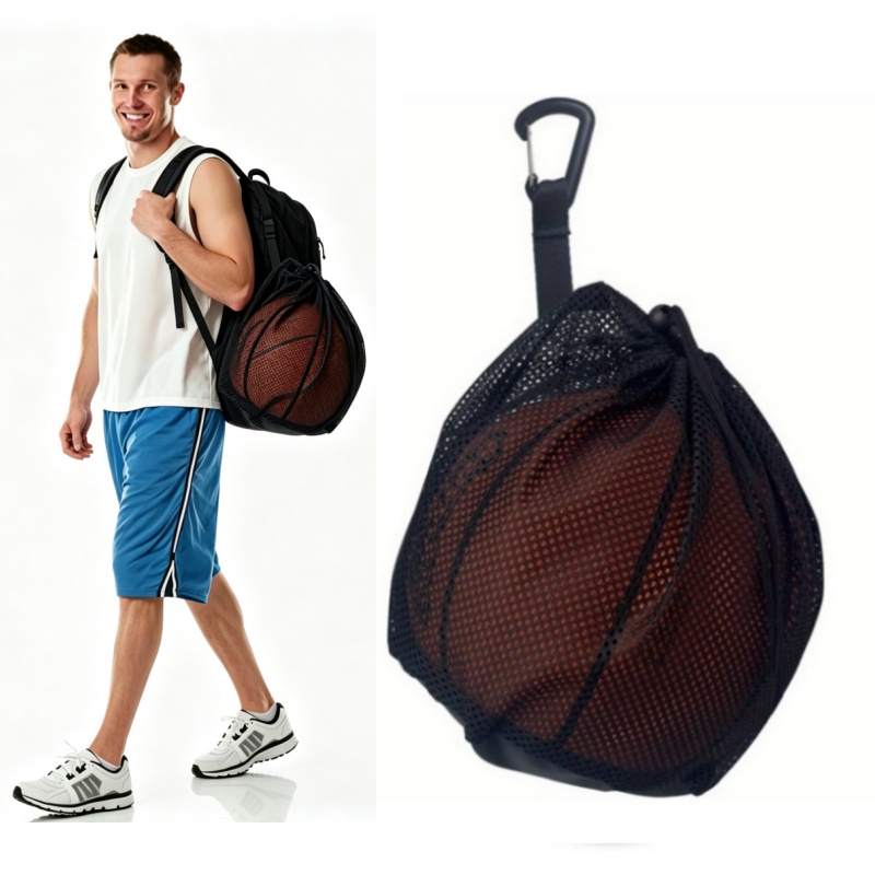  Portable Drawstring Basketba - đánh giá và giá Mesh Net Bag