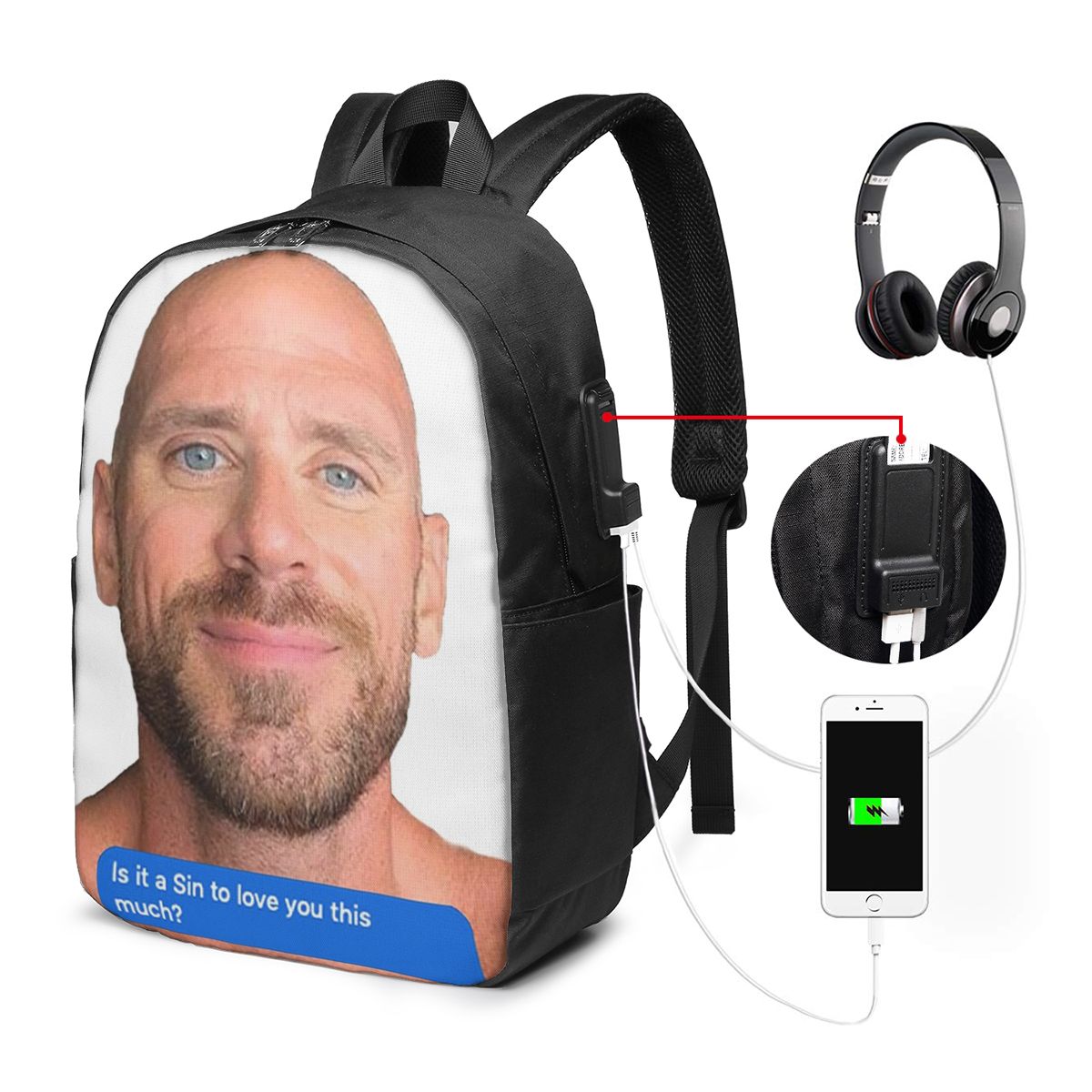 Johnny Sins Flirty Text Bubble - đánh giá và giá Women Bags For Women