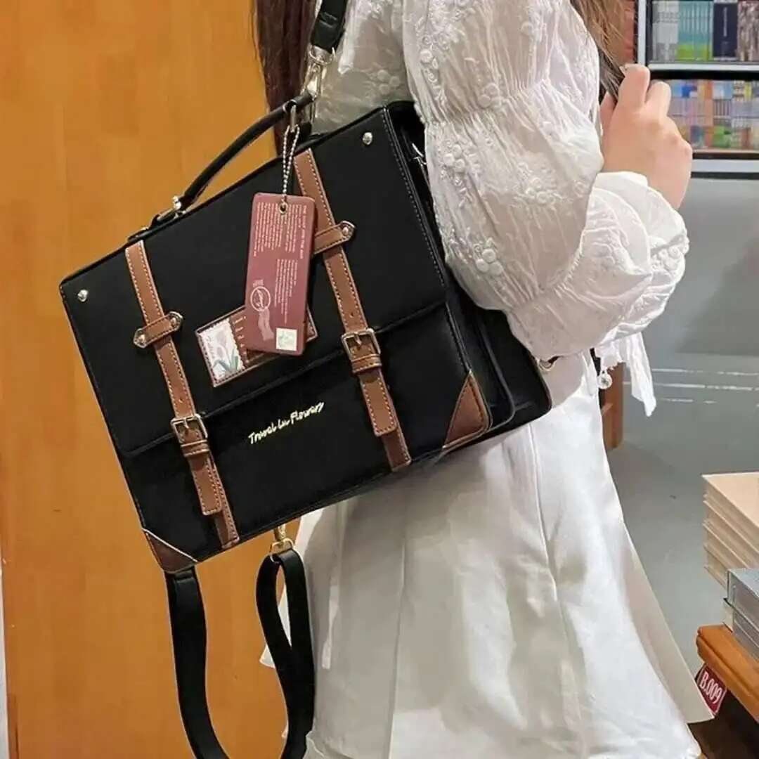 Y2K Preppy Style Large Capacit - đánh giá và giá Women Bags Medium Size