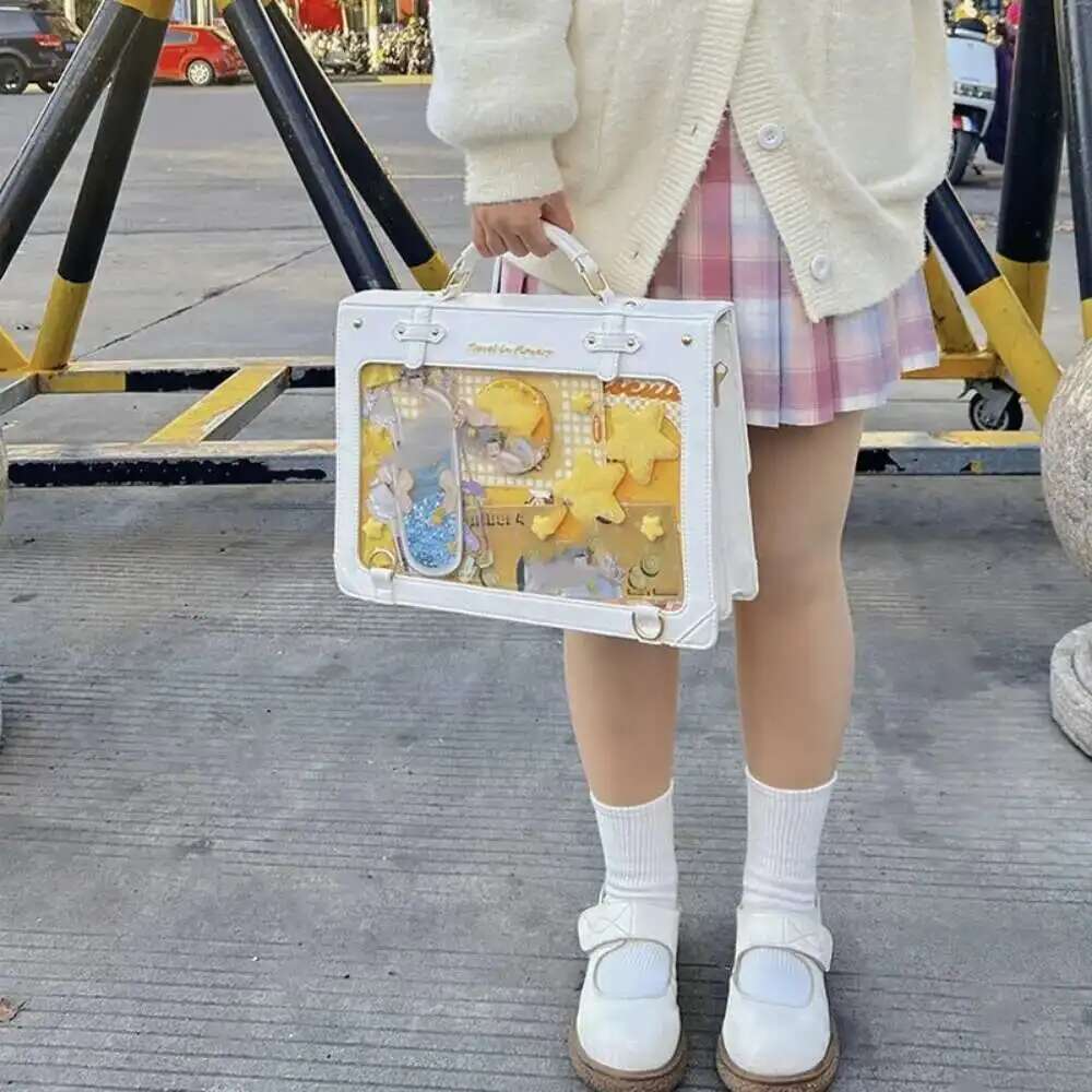 Y2K Preppy Style Large Capacit - đánh giá và giá Women Bags Medium Size