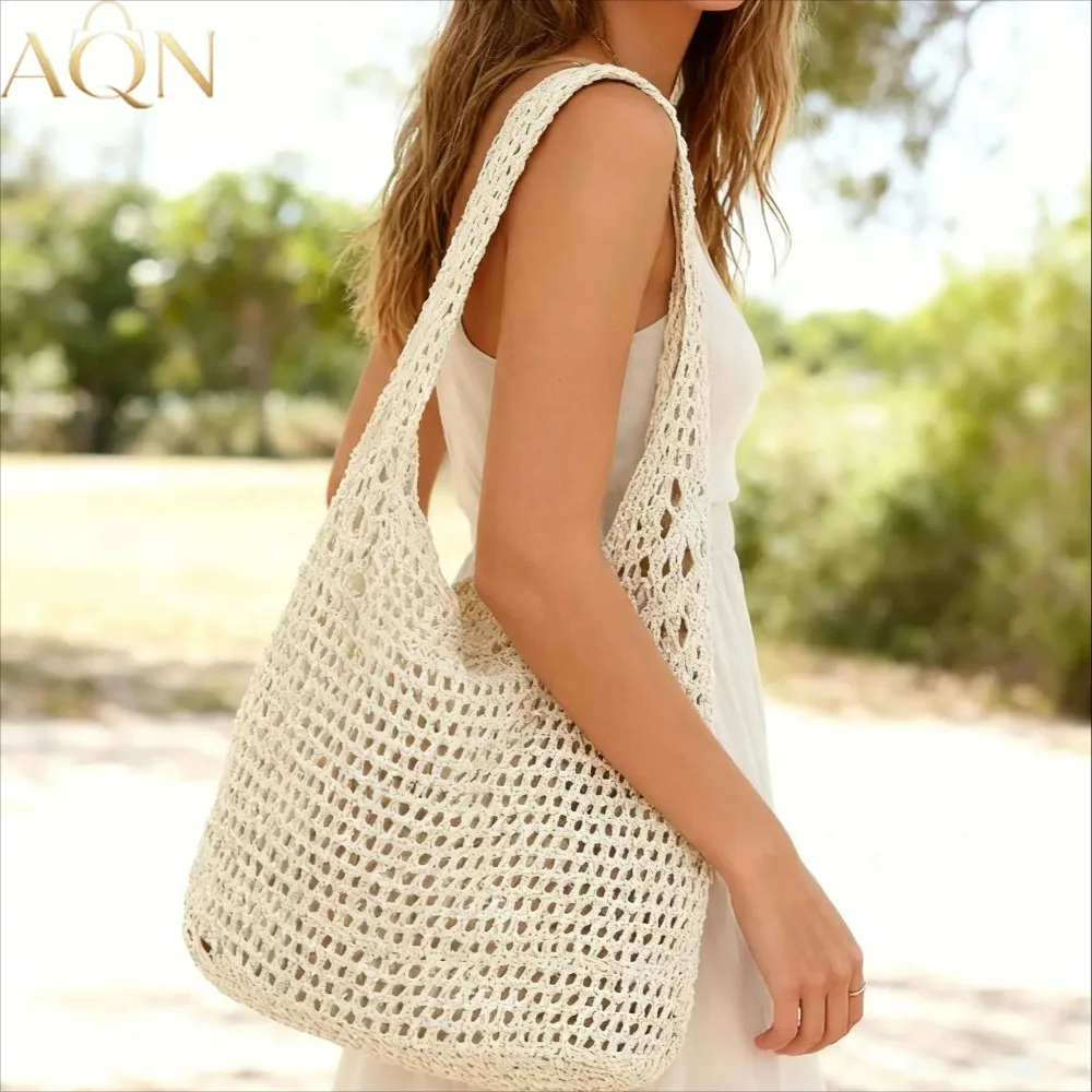 AQN Women's Casual Large Capac - đánh giá và giá Crochet Market Bag