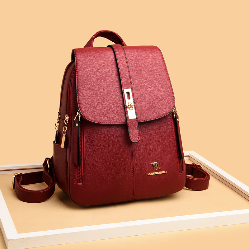 Luxury Women Leather Backpacks - đánh giá và giá Women Bags Guess