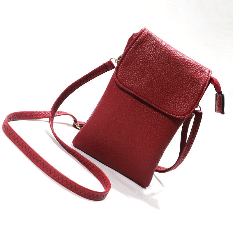 Women Leather Crossbody Phone  - đánh giá và giá Women Bags Rack