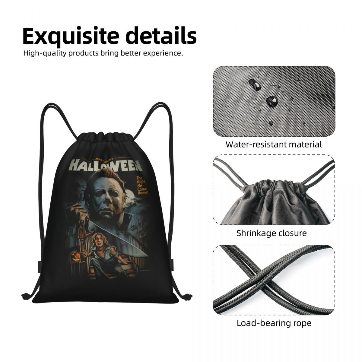 Halloween Michael Myers Drawst - đánh giá và giá Women Bags Myer