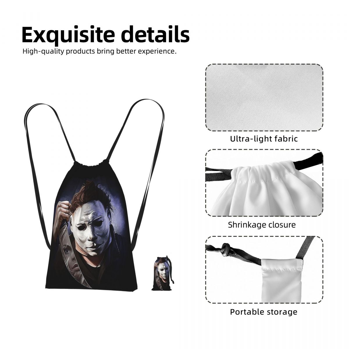 Michael Myers Drawstring Backp - đánh giá và giá Women Bags Myer
