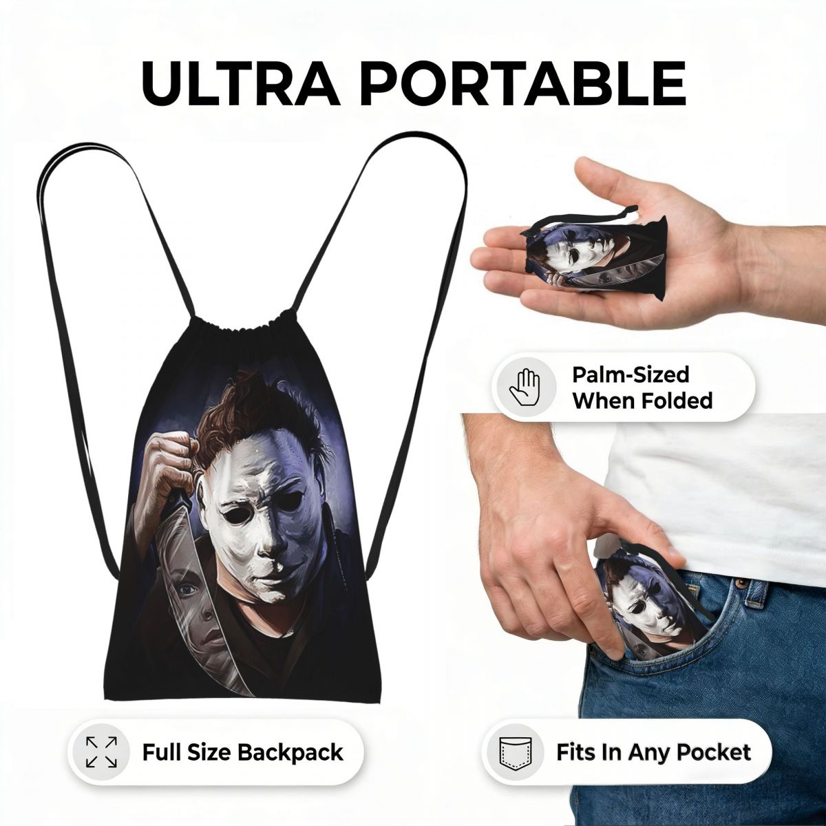 Michael Myers Drawstring Backp - đánh giá và giá Women Bags Myer