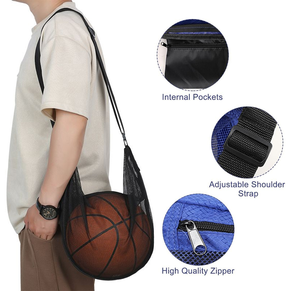 1Pcs  Single Ball Bag With Zip - đánh giá và giá Mesh Net Bag