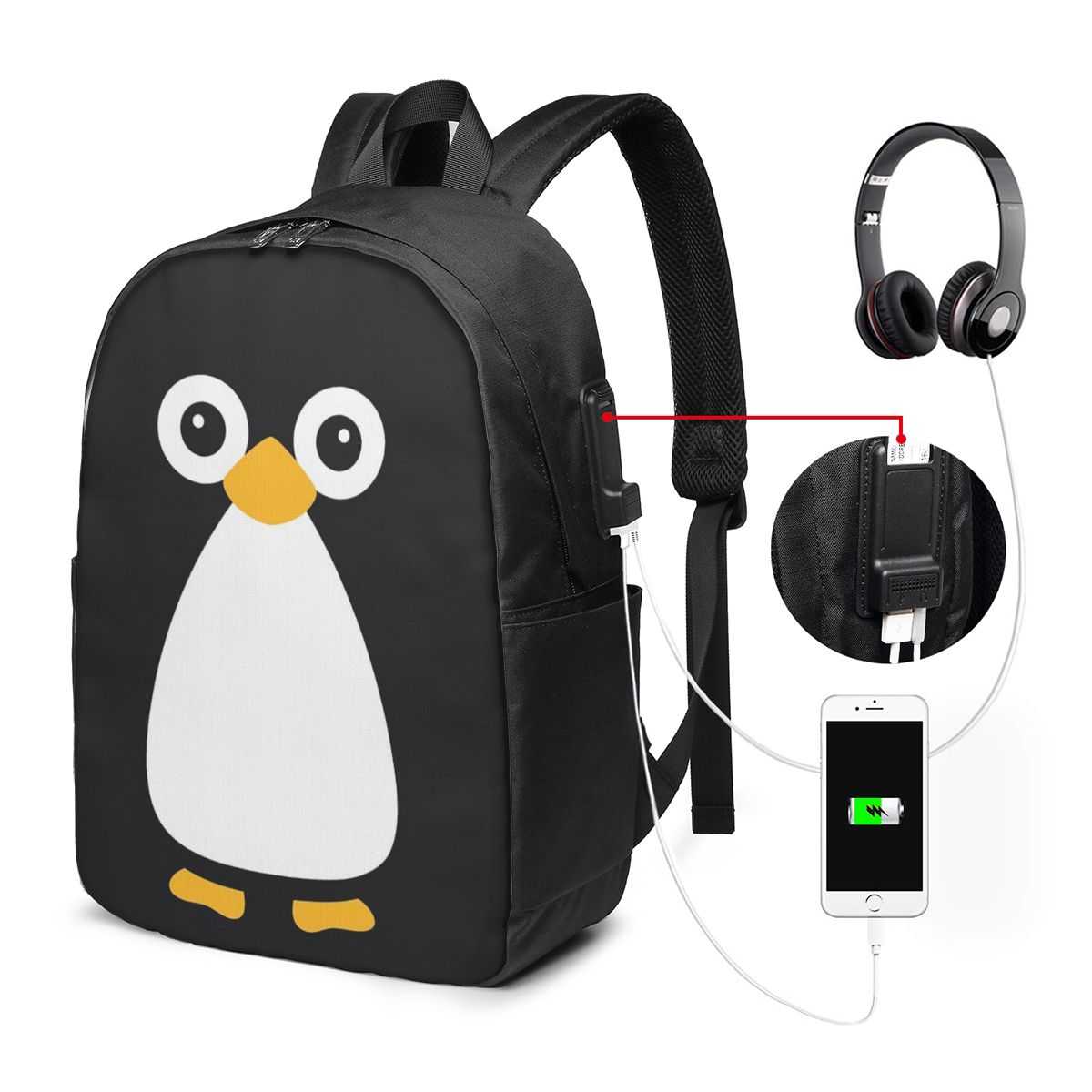Cute Vector Penguin Backpack T - đánh giá và giá Women Bags For Women