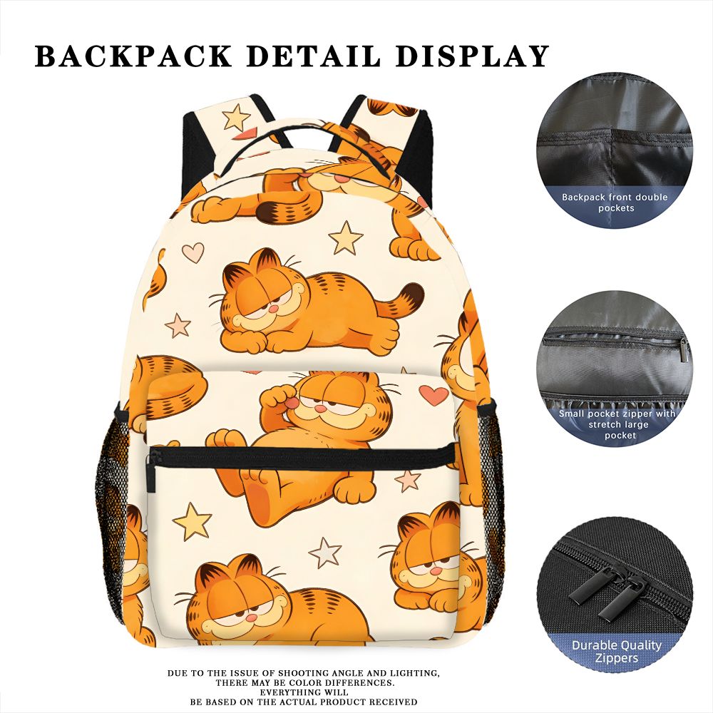 Funny Lazy Garfield Backpack S - đánh giá và giá Mesh Net Bag